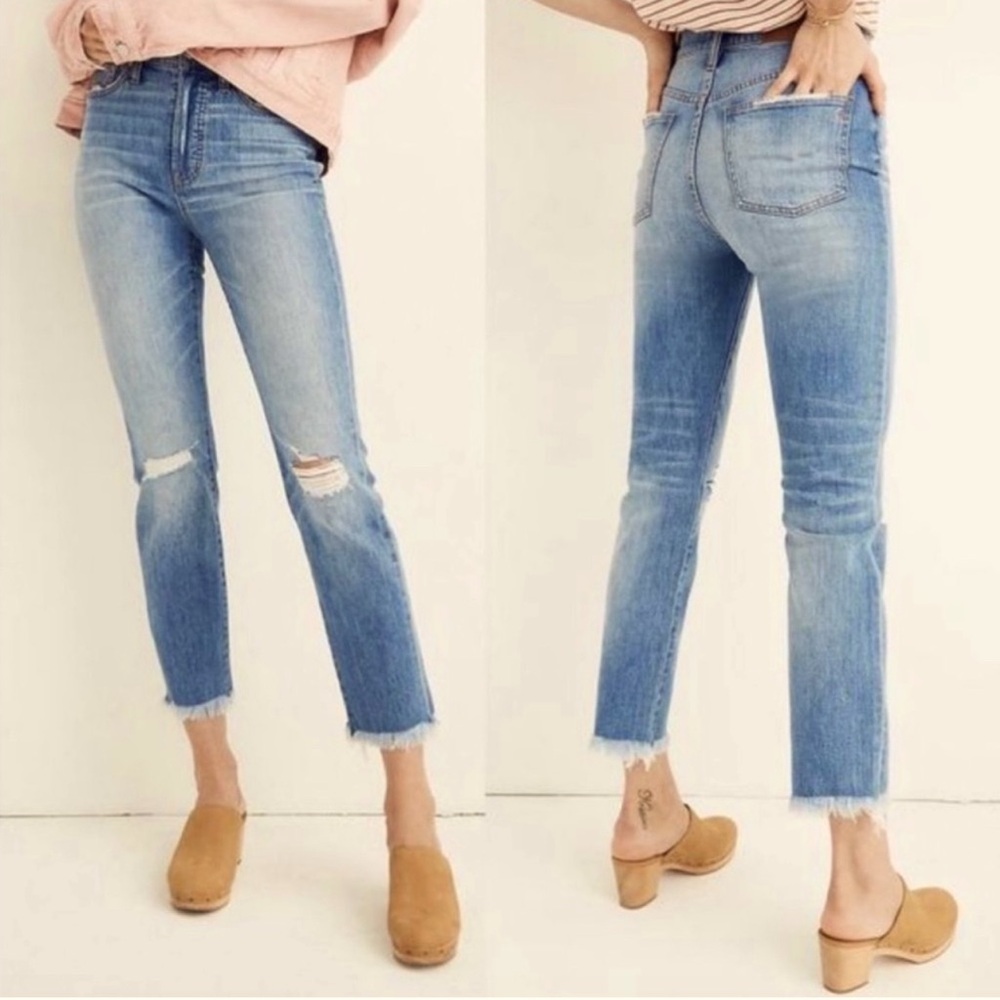 Madewell The Perfect Vintage Jean in Parnell Wash: Comfort Stretch Edition Sz 25